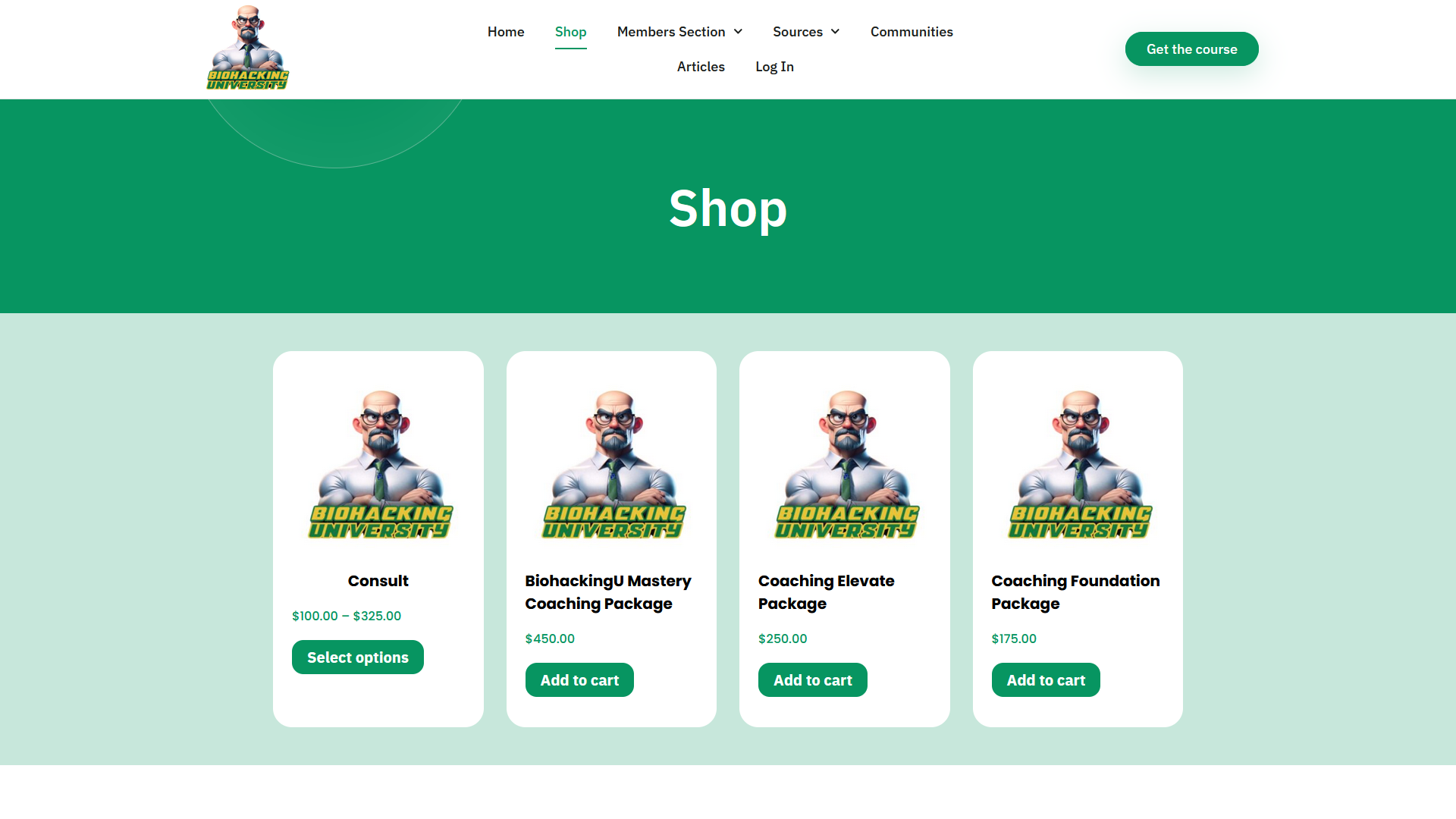 Website Development of E-commerce Platform
